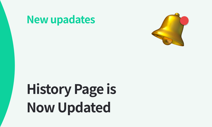 History Page is Now Updated!
