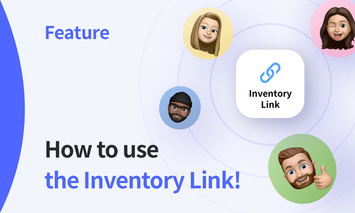 Picture showing that the business owner can generate a link and share the latest inventory level with partners